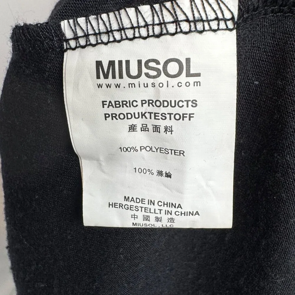 Miusol Whimsigoth Goth Dark Fairy Black Lace Maxi Dress Sz Sm - Picture 11 of 13